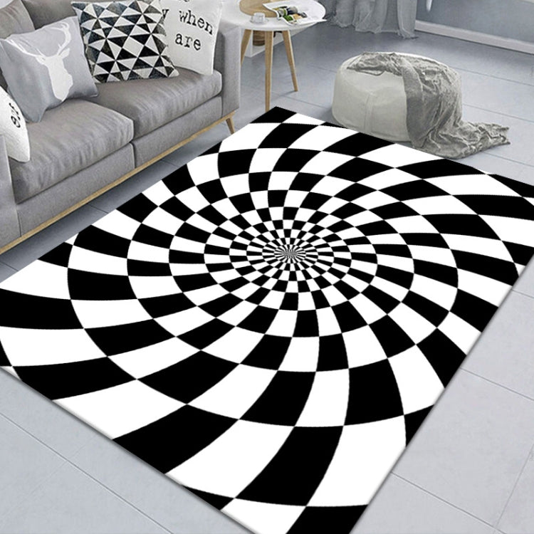 3D Stereo Rechteckiger Visueller Geometrischer Wohnzimmerteppich, 40x60cm, 50x80cm, 60x90cm, 80x120cm, 80x160cm, 120x160cm, 140x200cm