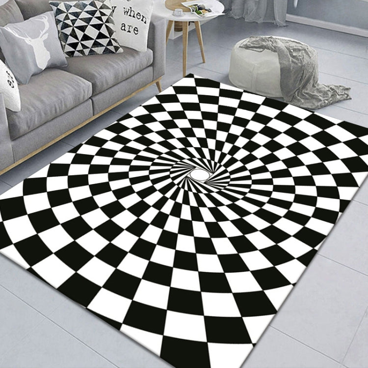 3D Stereo Rechteckiger Visueller Geometrischer Wohnzimmerteppich, 40x60cm, 50x80cm, 60x90cm, 80x120cm, 80x160cm, 120x160cm, 140x200cm