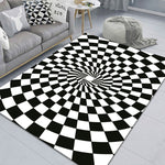 3D Stereo Rechteckiger Visueller Geometrischer Wohnzimmerteppich, 40x60cm, 50x80cm, 60x90cm, 80x120cm, 80x160cm, 120x160cm, 140x200cm