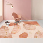 Moderner Abstrakter Geometrischer Wohnzimmerteppich Couchtischkissen, 80x120cm, 80x160cm