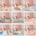 Moderner Abstrakter Geometrischer Wohnzimmerteppich Couchtischkissen, 80x120cm, 80x160cm