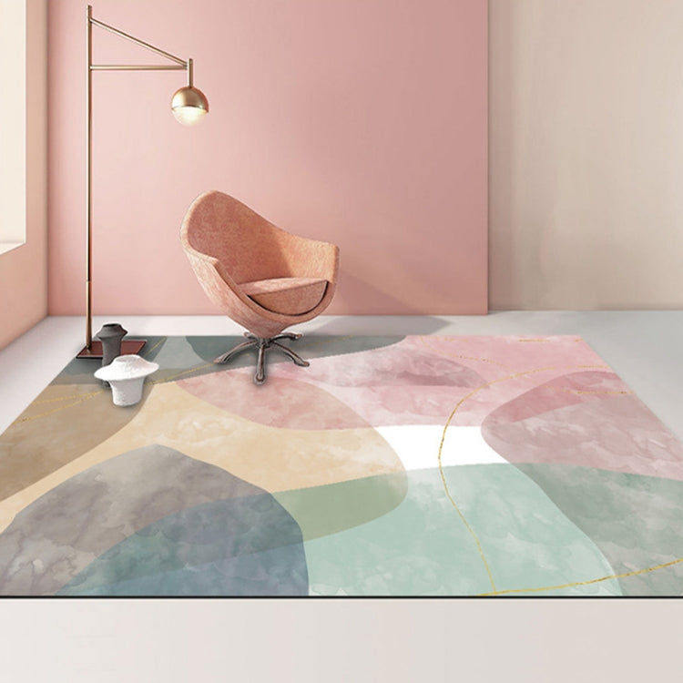 Moderner Abstrakter Geometrischer Wohnzimmerteppich Couchtischkissen, 80x120cm, 80x160cm