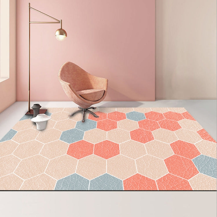 Moderner Abstrakter Geometrischer Wohnzimmerteppich Couchtischkissen, 80x120cm, 80x160cm