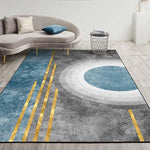 Moderner Abstrakter Geometrischer Wohnzimmerteppich Couchtischkissen, 80x120cm, 80x160cm
