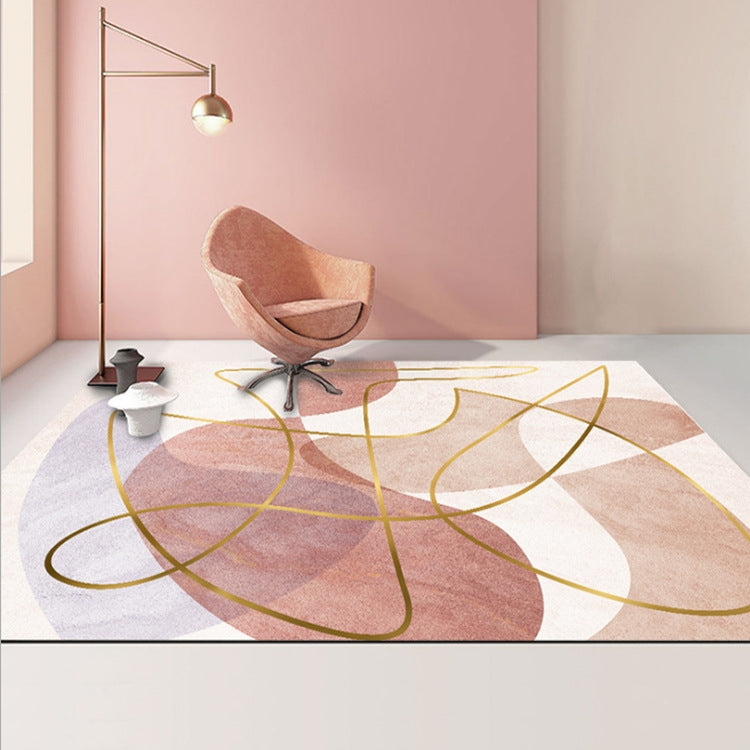 Moderner abstrakter geometrischer Wohnzimmerteppich Couchtischkissen, 80x200cm, 120x160cm