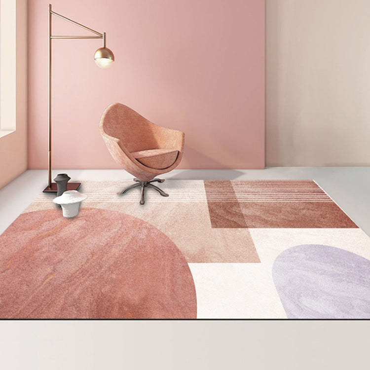 Moderner abstrakter geometrischer Wohnzimmerteppich Couchtischkissen, 80x200cm, 120x160cm