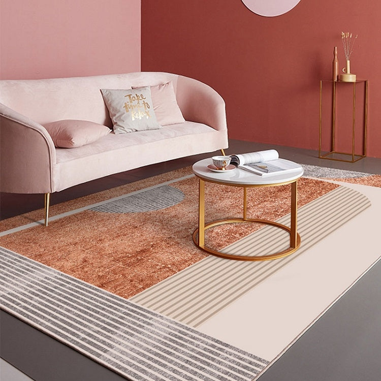 Moderner abstrakter geometrischer Wohnzimmerteppich Couchtischkissen, 80x200cm, 120x160cm