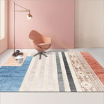 Moderner abstrakter geometrischer Wohnzimmerteppich Couchtischkissen, 80x200cm, 120x160cm