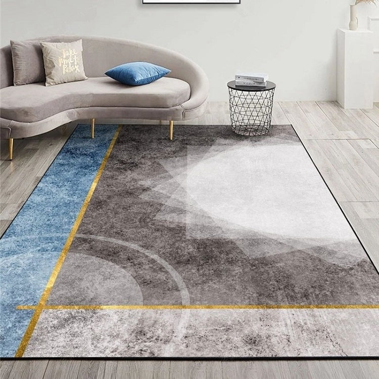 Moderner abstrakter geometrischer Wohnzimmerteppich Couchtischkissen, 80x200cm, 120x160cm