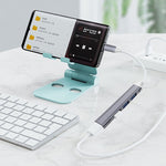 4 in 1 Mini Multifunktionale erweiterte Dockingstation, Spezifikation: Typ-C/USB-C 3.0 (Silber), Typ-C/USB-C 3.0 (Silber), Typ-C/USB-C 3.0 (Grau), Typ-C/USB-C 3.0 (Pink), USB 3.0 (Silber), USB 3.0 (Grau), USB 3.0 (Pink)