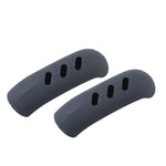 1 Paar Silikon-Topfgriff-Isolierabdeckung Eisengriffabdeckung, Hellgrün, Schlichtes Grau, Rot