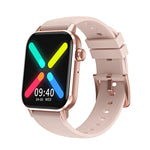 HD6 1.69 inch Multifunctional Heart Rate Monitoring Smart Watch, Black, Silver, Pink, Light Green, Green