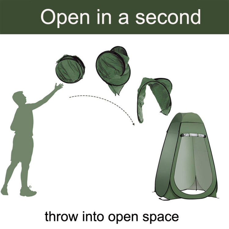 Outdoor-Campingtoiletten-Umkleidezelt Automatisches Duschbadewannenzelt, Stil:, Einzelperson, Doppelperson