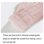 Silikon Rutschfestes Lauf-Schweißabsorbierendes Stirnband, Silikon Stirnband (Pink), Silikon Stirnband (Schwarz)