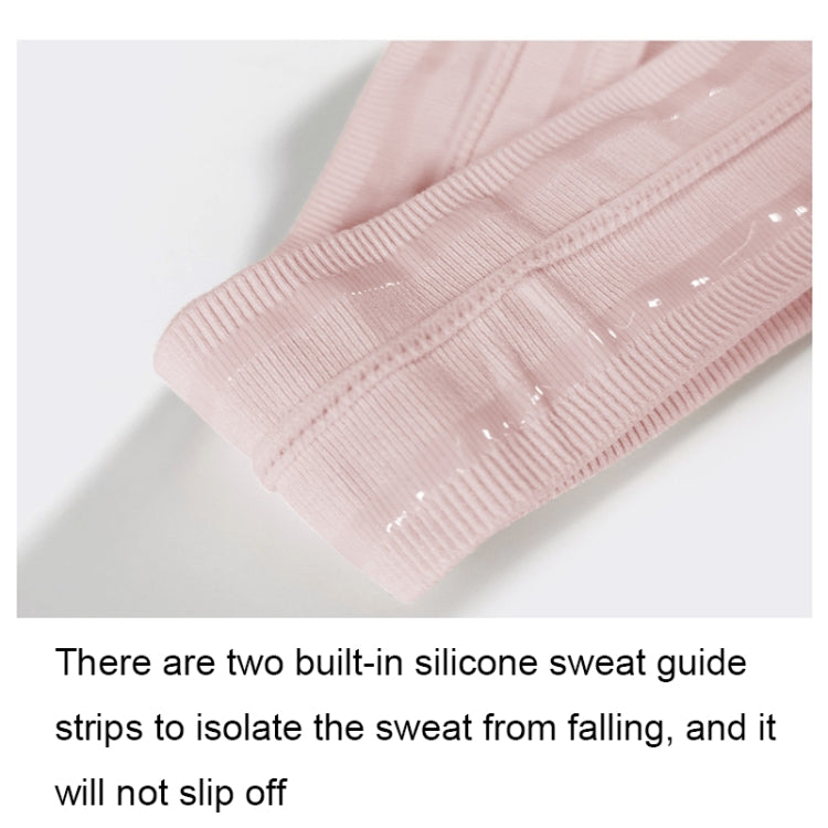 Silikon Rutschfestes Lauf-Schweißabsorbierendes Stirnband, Silikon Stirnband (Pink), Silikon Stirnband (Schwarz)