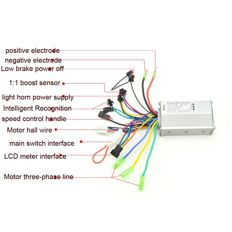 866 250W 350W Universeller Elektroradroller-Controller Kann mit Tachometern ausgestattet werden