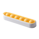 Hausgemachte, schnell gefrorene Eiswürfel-Aufbewahrungs-Silikonform, Gelb-Grün, Grau-Gelb