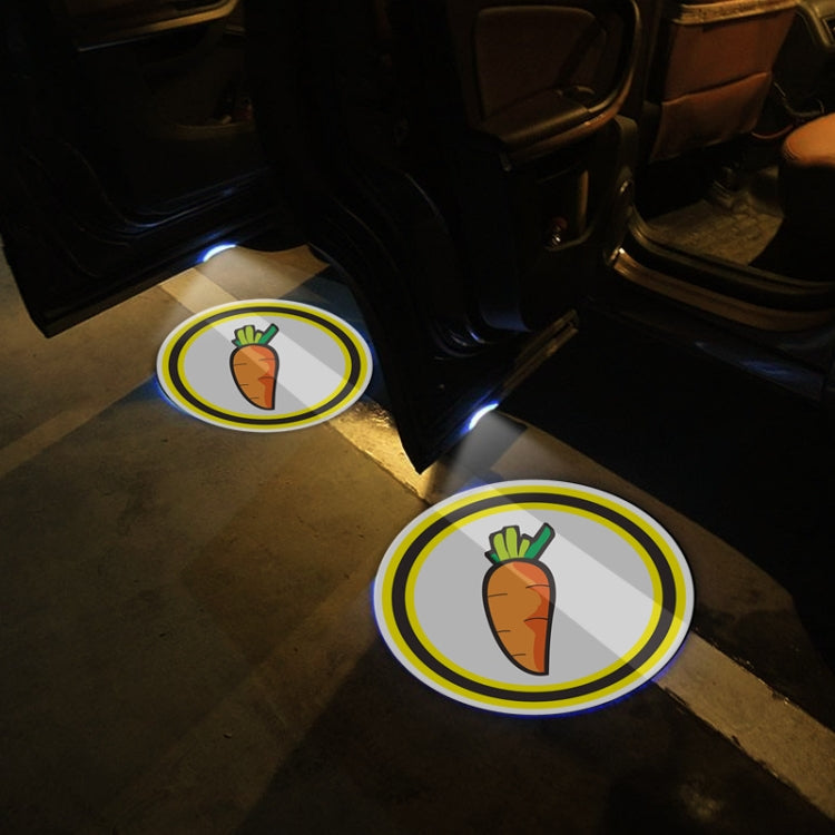 LED Infrared Induction Car Door Welcome Light Night Projection Ambient Light, Energy Circle (Blue), Energy Circle (White), Energy Circle (Yellow), Cat Claw (Yellow), Radish (Yellow), Drink (Yellow), Drink (Purple), Honor (Yellow), Honor (Purple)       ...