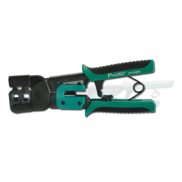 ProsKit Zweifach 6/8P Eisen Griff Netzwerk Ratschen-Crimpzange, CP-376ER