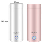 UGASUN Reise-Wasserkocher, tragbar, Mini, elektrisch beheizt, UK-Stecker (Weiß), EU-Stecker (Weiß), US-Stecker (Weiß), UK-Stecker (Rosa), EU-Stecker (Rosa), US-Stecker (Rosa)
