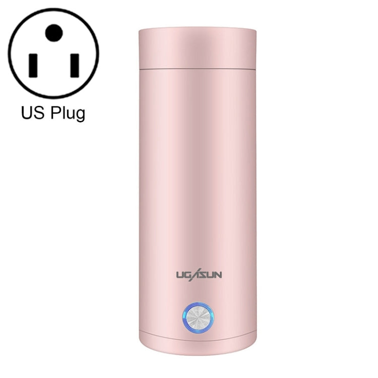 UGASUN Reise-Wasserkocher, tragbar, Mini, elektrisch beheizt, UK-Stecker (Weiß), EU-Stecker (Weiß), US-Stecker (Weiß), UK-Stecker (Rosa), EU-Stecker (Rosa), US-Stecker (Rosa)