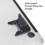 Tragbarer Klappbarer Notebook Computer ABS Halter, ABS Weiß, ABS Schwarz