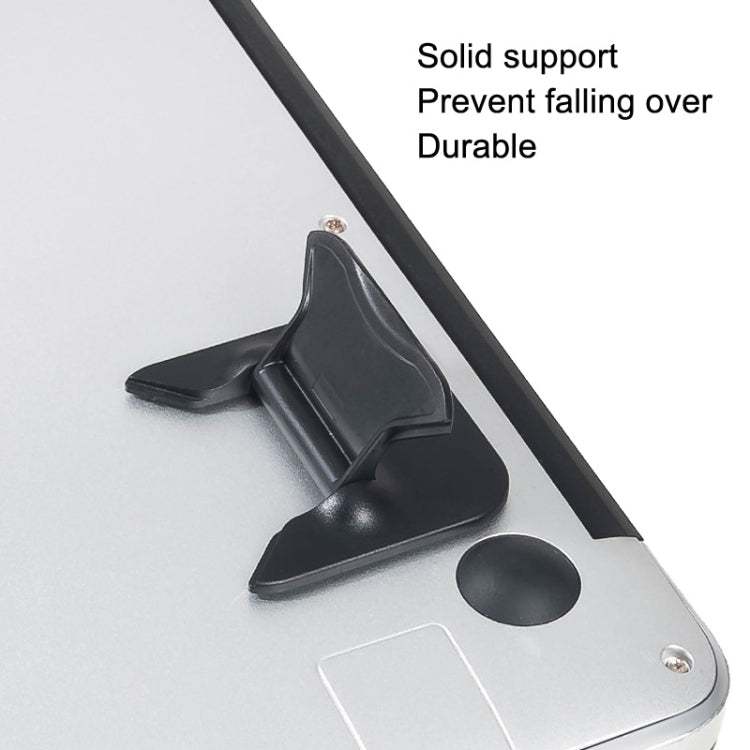 Tragbarer Klappbarer Notebook Computer ABS Halter, ABS Weiß, ABS Schwarz