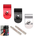 Hochdichter Legierungsstahl Elektroroller Klapphaken für Xiaomi M365 / Pro, Stil:, Schwarz +1 Dübel, Rot +1 Dübel, Silber +1 Dübel, Schwarz +2 Dübel, Rot +2 Dübel, Silber +2 Dübel