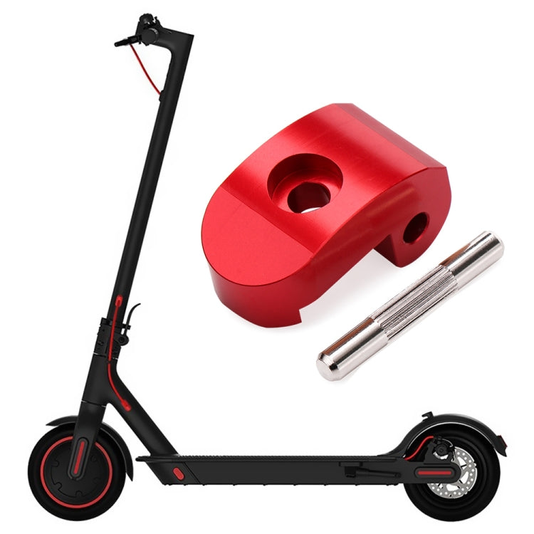 Hochdichter Legierungsstahl Elektroroller Klapphaken für Xiaomi M365 / Pro, Stil:, Schwarz +1 Dübel, Rot +1 Dübel, Silber +1 Dübel, Schwarz +2 Dübel, Rot +2 Dübel, Silber +2 Dübel