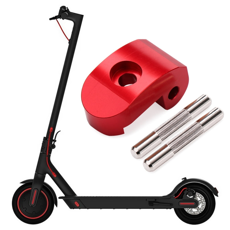 Hochdichter Legierungsstahl Elektroroller Klapphaken für Xiaomi M365 / Pro, Stil:, Schwarz +1 Dübel, Rot +1 Dübel, Silber +1 Dübel, Schwarz +2 Dübel, Rot +2 Dübel, Silber +2 Dübel