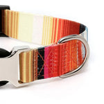 Haustierhalsband mit ethnischem Muster aus Polyester-Baumwolle, Größen: S: 1,5 x 27–43 cm, M: 2,0 x 32–52 cm, L: 2,5 x 38–61 cm, XL: 2,5 x 43–71 cm