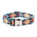 Haustierhalsband mit ethnischem Muster aus Polyester-Baumwolle, Größen: S: 1,5 x 27–43 cm, M: 2,0 x 32–52 cm, L: 2,5 x 38–61 cm, XL: 2,5 x 43–71 cm