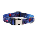 Haustierhalsband mit ethnischem Muster aus Polyester-Baumwolle, Größen: S: 1,5 x 27–43 cm, M: 2,0 x 32–52 cm, L: 2,5 x 38–61 cm, XL: 2,5 x 43–71 cm