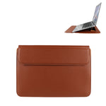 PU08DZ Leder Laptop-Innentasche mit Ständerfunktion, 13,3 Zoll, 14,1-15,4 Zoll