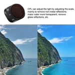 RCSTQ Verstellbare Filterzubehörteile aus Aluminiumlegierung für DJI Mini 3 Pro, Ausführungen: UV+CPL+ND8+ND16+ND32+ND64 (6-in-1), CPL, ND8, ND16, ND32, ND64 (4-in-1-Set), 6-in-1-Set