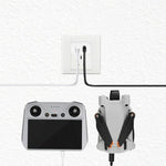 RCSTQ Drohnen-Ladegerät 30W mit zwei Anschlüssen und Galliumnitrid-Batterien für DJI Mini 2/Mini 3 Pro, für DJI Mini 2 Galliumnitrid-Ladegerät