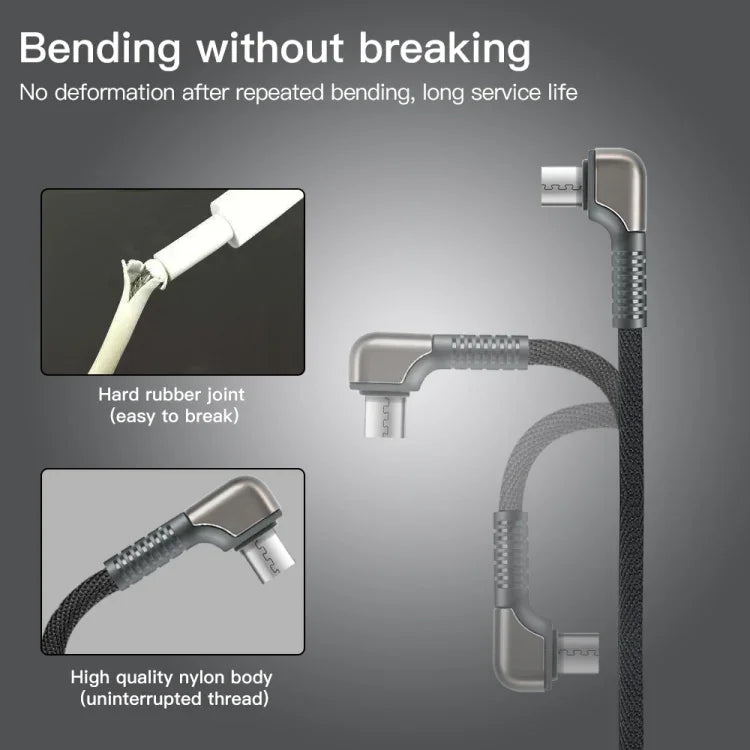 Datenkabel mit Aluminiumgehäuse für DJI Mavic 3 / Mini 3 Pro / Air 2S / Mini 2, Ausführung: 8-polig, Typ-C
