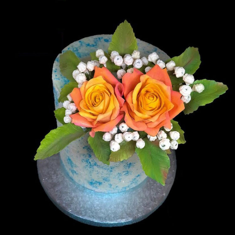 Blumen- und Blattkombination Silikonform Fondant DIY Modellierungswerkzeug, DIY Modellierungswerkzeug
