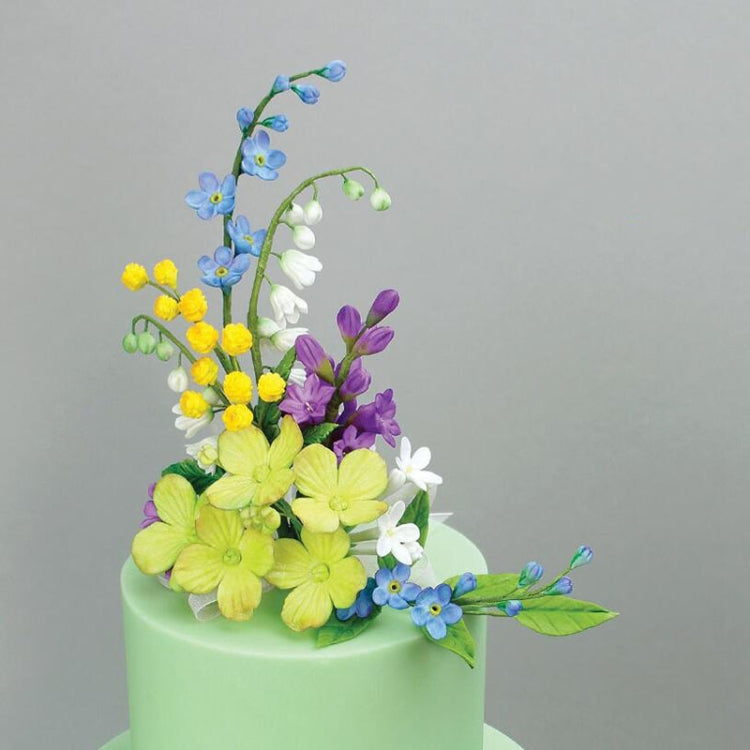 Blumen- und Blattkombination Silikonform Fondant DIY Modellierungswerkzeug, DIY Modellierungswerkzeug