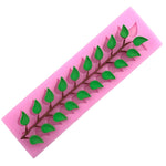 Lange Streifen Spitze Baumblatt Fondant Silikonform, Lange Streifen Spitze