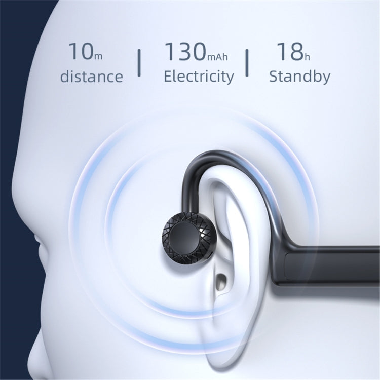 KS-19 Bluetooth-Headset Schallleitendes Nackenbügel Business-Kopfhörer, KS-19 Schwarz, KS-19 Weiß, KS-19 Grün