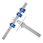 Holzbearbeitungs-Hilfswerkzeug Grifflochstanzer Schranktür Lochöffner, Semium Aluminiumlegierung, Blauer Kunststoff Standard, Blauer Kunststoff HD, Schwarzer Kunststoff HD, Blauer HD Satz, Schwarzer HD Satz, Komplett Aluminiumlegierung