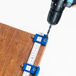 Holzbearbeitungs-Hilfswerkzeug Grifflochstanzer Schranktür Lochöffner, Semium Aluminiumlegierung, Blauer Kunststoff Standard, Blauer Kunststoff HD, Schwarzer Kunststoff HD, Blauer HD Satz, Schwarzer HD Satz, Komplett Aluminiumlegierung