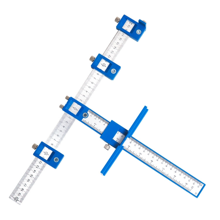 Holzbearbeitungs-Hilfswerkzeug Grifflochstanzer Schranktür Lochöffner, Semium Aluminiumlegierung, Blauer Kunststoff Standard, Blauer Kunststoff HD, Schwarzer Kunststoff HD, Blauer HD Satz, Schwarzer HD Satz, Komplett Aluminiumlegierung