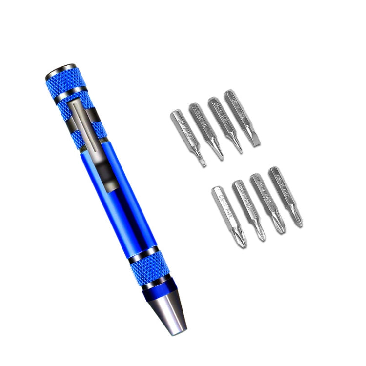 8 in 1 Schraubendreher Aluminiumlegierung Kombinations-Demontage Stift Reparaturschraubendreher, 8 in 1 Blau, 8 in 1 Rot, 8 in 1 Silber