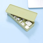 Desktop-Datenkabel-Aufbewahrungsbox, staubdichte Kabelbox, einlagig
