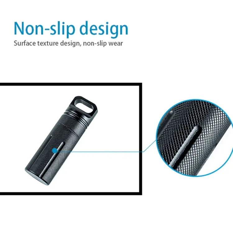 Aluminiumlegierung Vollständig versiegelte EDC wasserdichte Dose Überlebensausrüstung für den Außenbereich