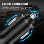 PD+2.4A Dual USB Car Charger, Style: 3 Ports (Black), 3 Ports (Black), 3 Ports (White)