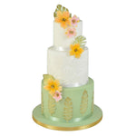 2 Sets 4-in-1 Tropische Blätter Fondant Kuchenform Keksausstecher, Tropische Blätter