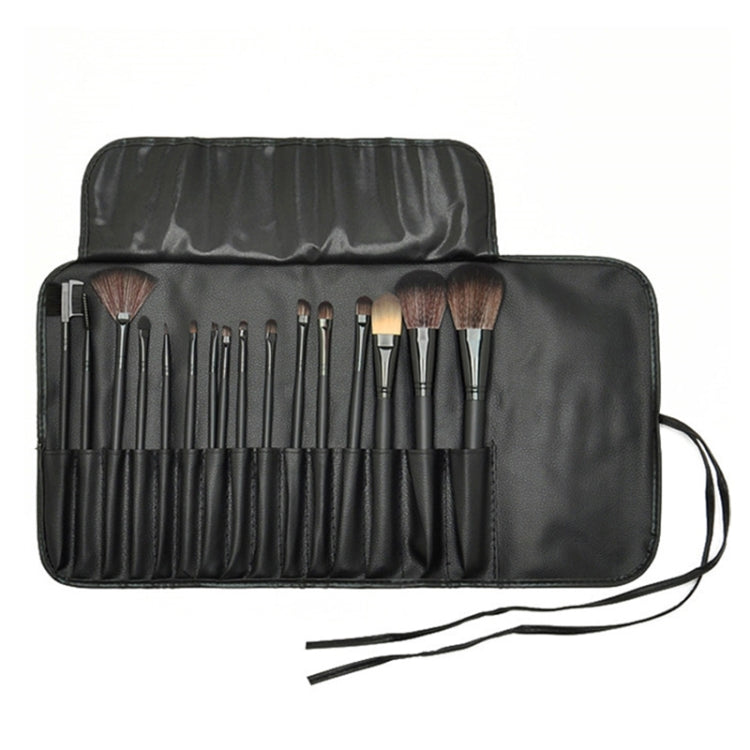 Make-up-Pinsel-Set, loser Puderpinsel, Make-up-Werkzeug, 15 Stk./Set Schwarz, 15 Stk./Set Holzfarbe, 18 Stk./Set Holzfarbe